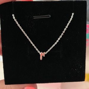 Sterling silver “18 r necklace